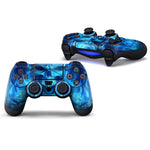 Blue Skull Protective Cover Sticker For PS4 Controller Skin For Playstation 4 Decal Accessories