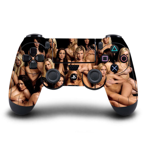 HOMEREALLY PS4 Controller Skin Sex Woman PVC HD Sticker Full Cover for Sony PlayStation 4 Wireless Controller Skin PS4 Accessory