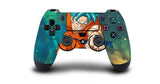 1pc Anime Dragon Ball Super PS4 Skin Sticker Decal For Sony PS4 Playstation 4 Dualshouck 4 Game PS4 Controller Sticker