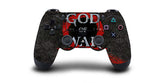 1pcs God of War 4 PS4 Skin Sticker Decal Vinyl For Sony PS4 PlayStation 4 Dualshock 4 Controller Skin Stickers