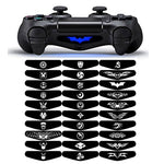 30pcs/lot LED Light Bar Cover Decal Skin Sticker for PlayStation 4 PS4 Controller Gamepad Stickers