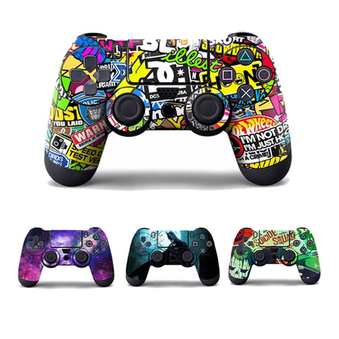 Bomb Bombing Joker Batman Vinyl Decal Skin Sticker For Sony Playstation 4 Controller Star Protector Skins Cover For PS4 Controle