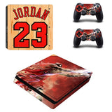 Air Jordan PS4 Slim Skin Sticker Decal Vinyl for Playstation 4 Console and 2 Controllers PS4 Slim Skin Sticker