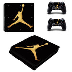 Air Jordan PS4 Slim Skin Sticker Decal Vinyl for Playstation 4 Console and 2 Controllers PS4 Slim Skin Sticker