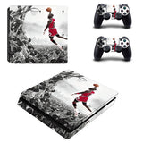 Air Jordan PS4 Slim Skin Sticker Decal Vinyl for Playstation 4 Console and 2 Controllers PS4 Slim Skin Sticker