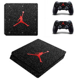 Air Jordan PS4 Slim Skin Sticker Decal Vinyl for Playstation 4 Console and 2 Controllers PS4 Slim Skin Sticker