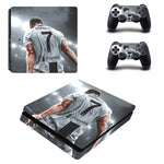 Cristiano Ronaldo CR7 and Messi PS4 Slim Skin Sticker For PlayStation 4 Console and Controllers Decal PS4 Slim Sticker Vinyl