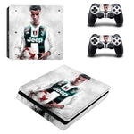 Cristiano Ronaldo CR7 and Messi PS4 Slim Skin Sticker For PlayStation 4 Console and Controllers Decal PS4 Slim Sticker Vinyl