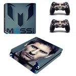 Cristiano Ronaldo CR7 and Messi PS4 Slim Skin Sticker For PlayStation 4 Console and Controllers Decal PS4 Slim Sticker Vinyl