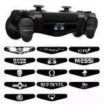 AOXO Custom Game Light Bar Vinyl Stickers Decal Led Lightbar Film For Sony PS4 Playstation 4 Dualshock 4 Controller 2 PCS